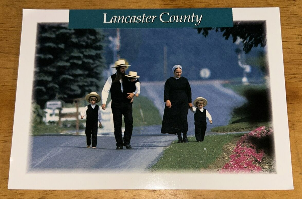 Postcard Unposted: Greetings From the Amish Country Lancaster County" Strolling