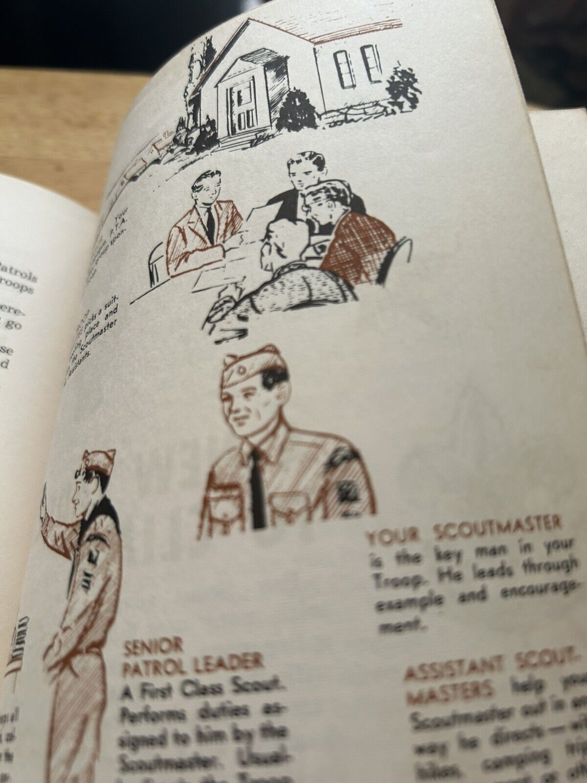 LION-WEBLOS CUB SCOUT BOOK 1954 (previously owned and used)