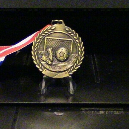 Soccer Medal (Streamwood Tournament, 3rd Place U-10 Boys) With Ribbon