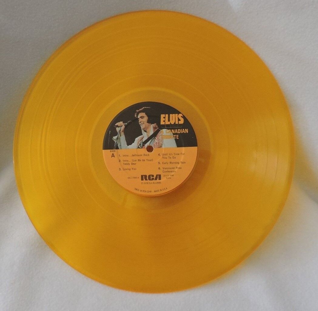 Elvis Presley "A Canadian Tribute" Album 1978 Vinyl Album