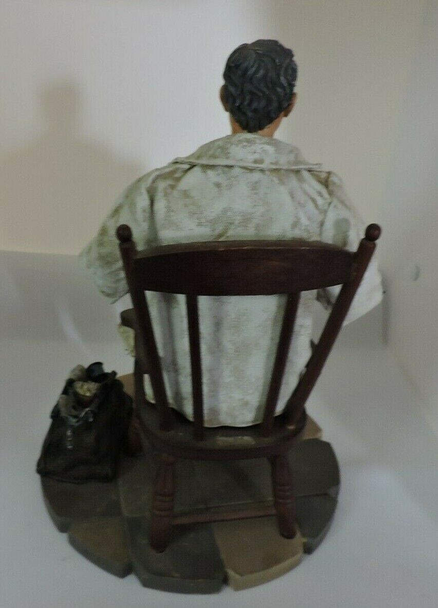 DOCTOR WITH YOUNG GIRL FIGURINE--NOT MARKED OR DATED