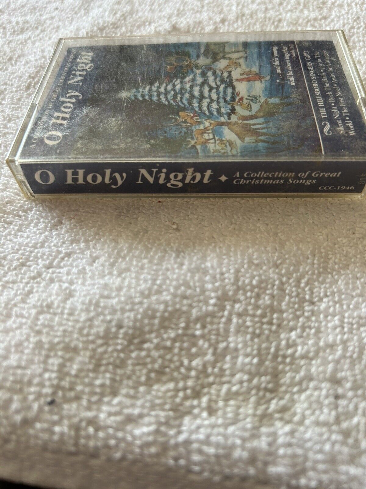 O HOLY NIGHT CASSETTE TAPE THE HILLSBORO SINGERS 1980