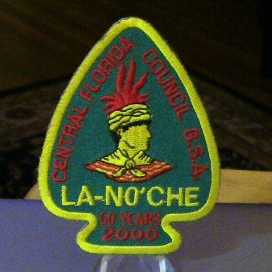 BSA: LA-NO-CHE 50 years, 2000 Central Florida Council Button Patch
