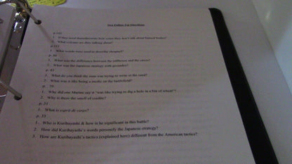 Iwo Jima 50 year of Memories Teachers Training Guide