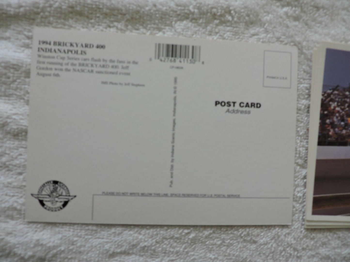 1994 BRICKYARD 400 INDIANAPOLIS UNPOSTED POST CARD