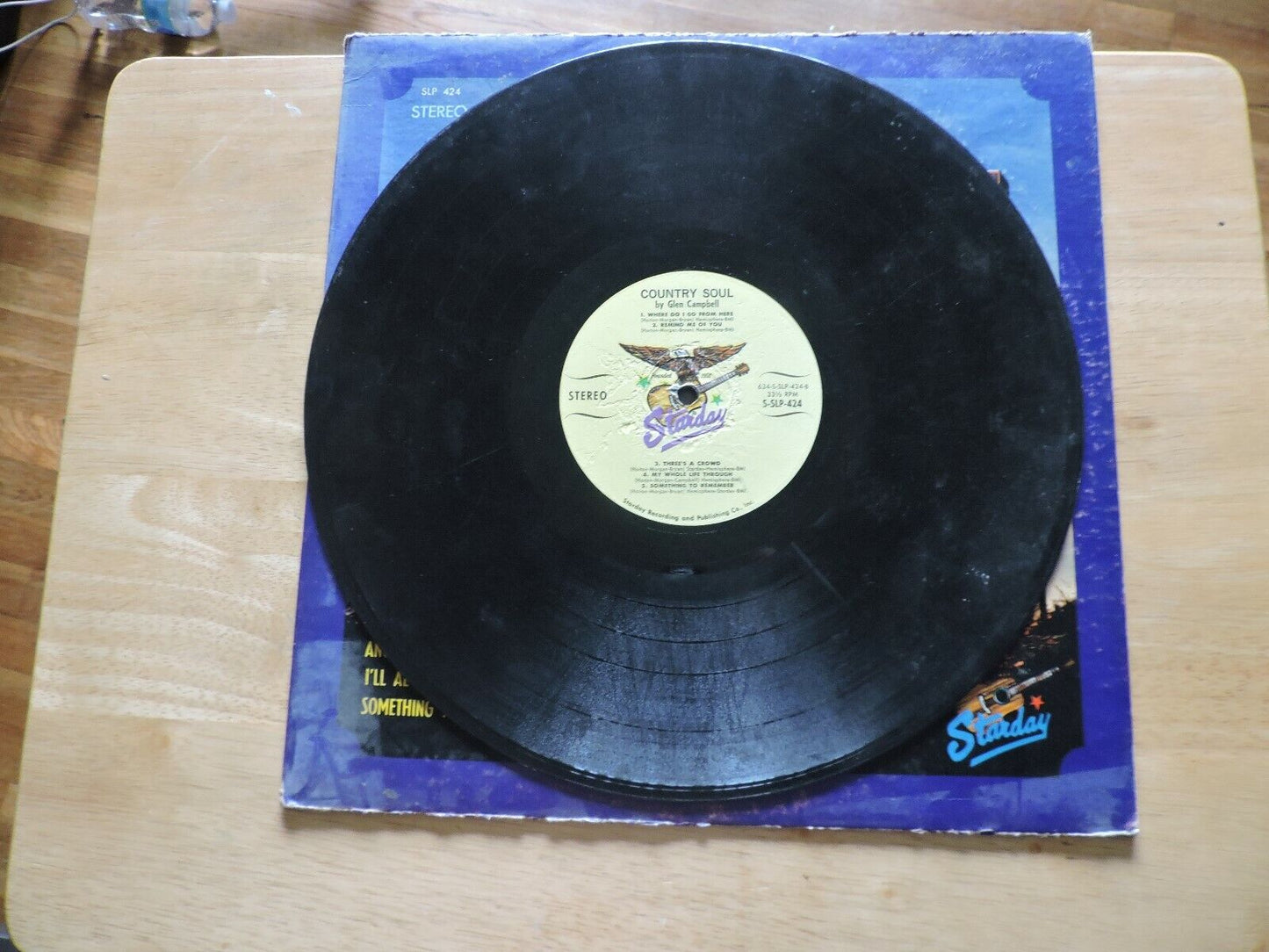 Glen Campbell: Country Soul Vinyl Album 33 1/3 RPM