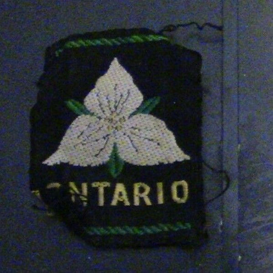 Canadian Boy Scout Program Patch: Ontario, Canada