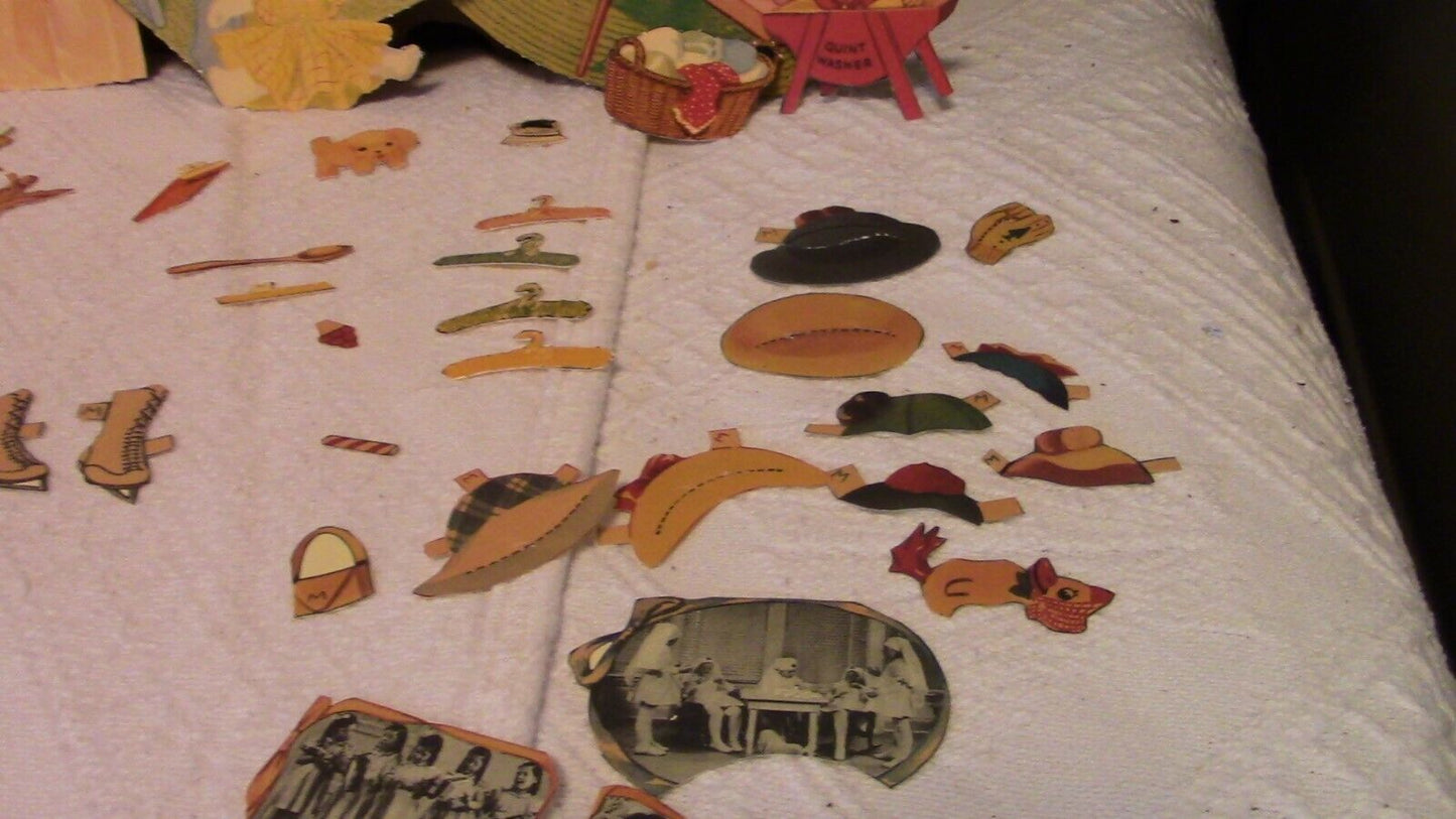 MARIE PAPER DOLL SET (YELLOW DRESS)