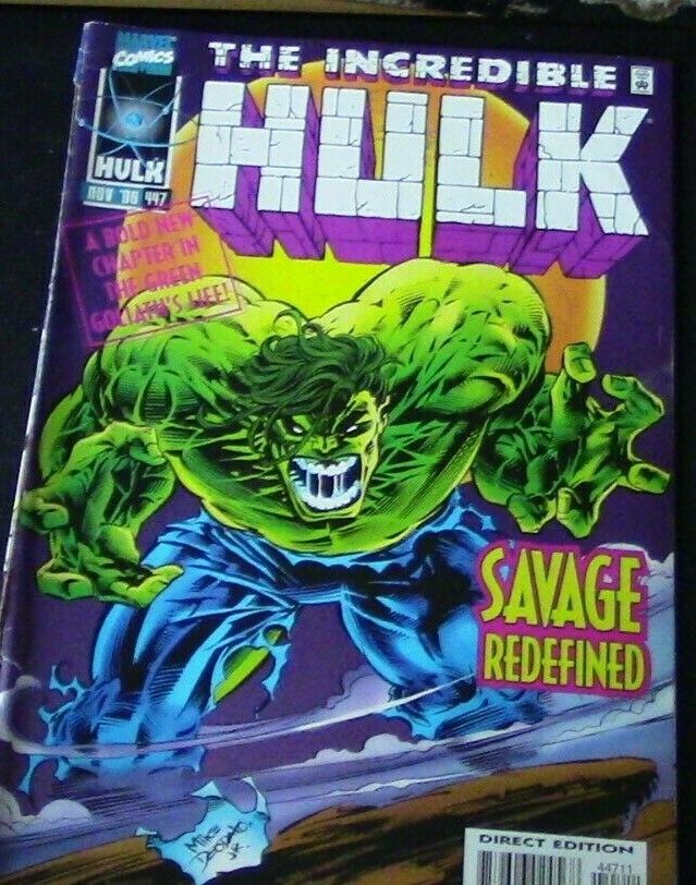 Marvel Presents: The Incredible HULK, Direct Edition # 447, November 1996