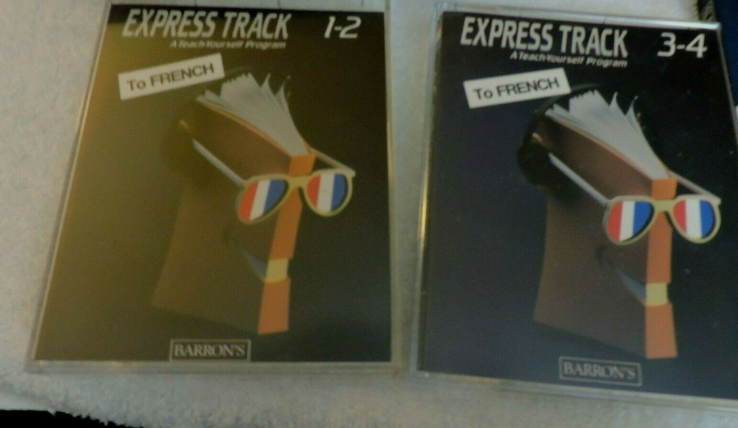 BARRON'S EXPRESS TRACK TO FRENCH: A TEACH YOURSELF PROGRAM 4 CASSETTES