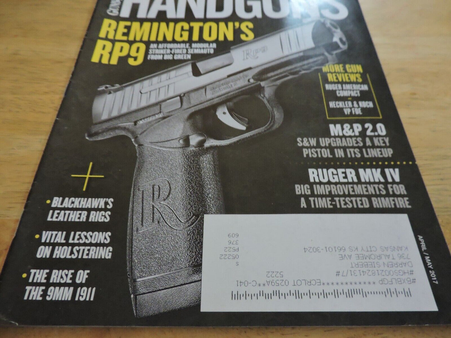 HANDGUNS  APRIL/MAY 2017