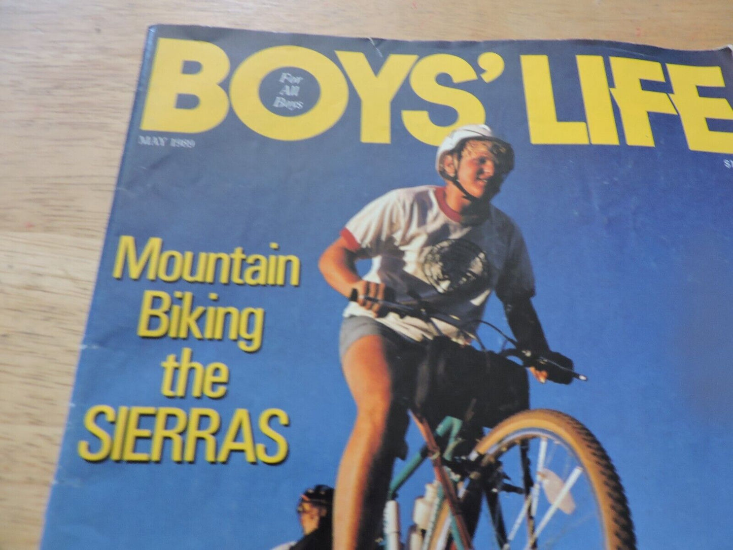 BOYS' LIFE MAGAZINE: MAY 1989 MOUNTAIN BIKING THE SIERRAS