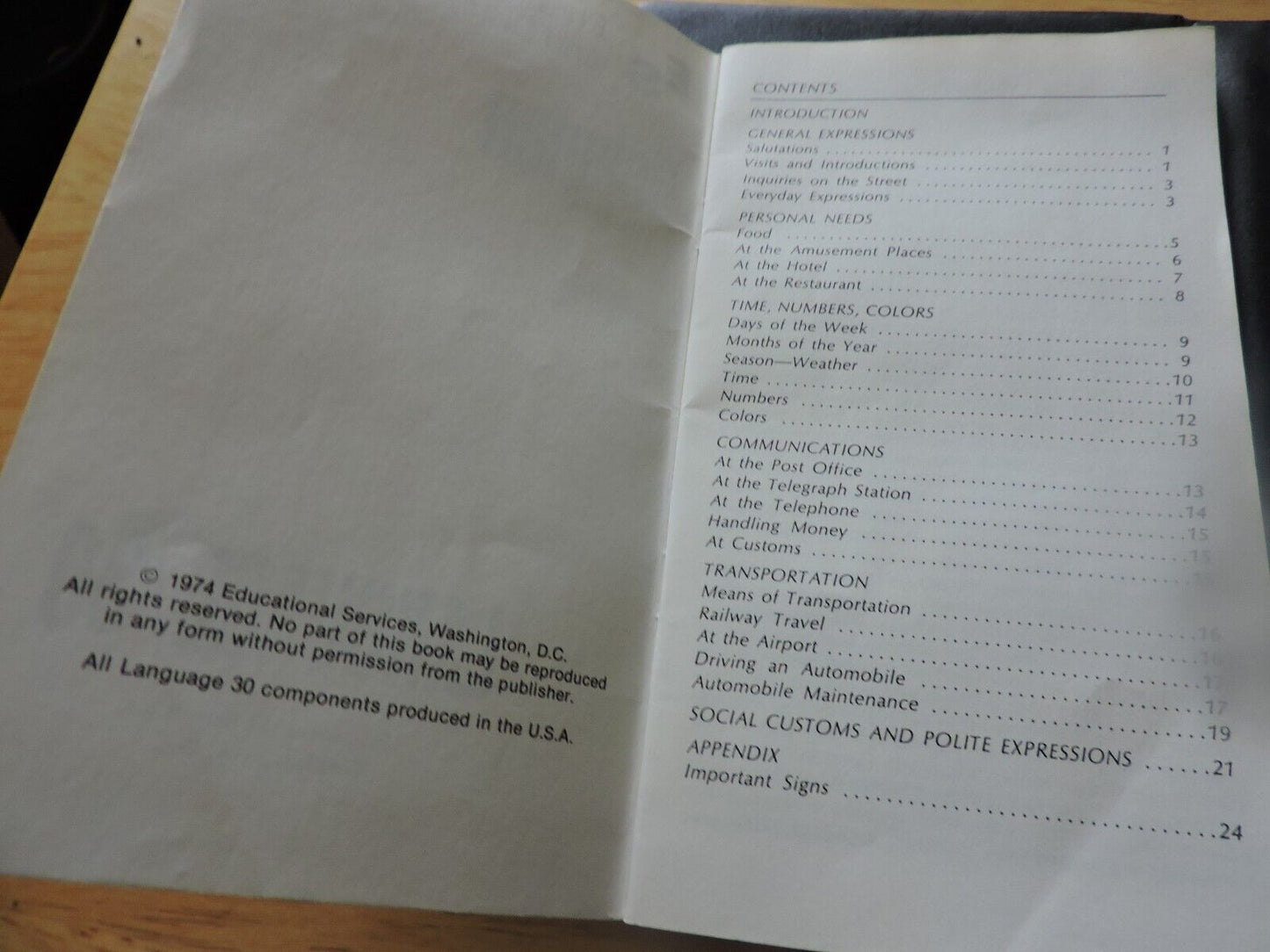 EDUCATIONAL SERVICES TEACHING CASSETTES: GERMAN 1974