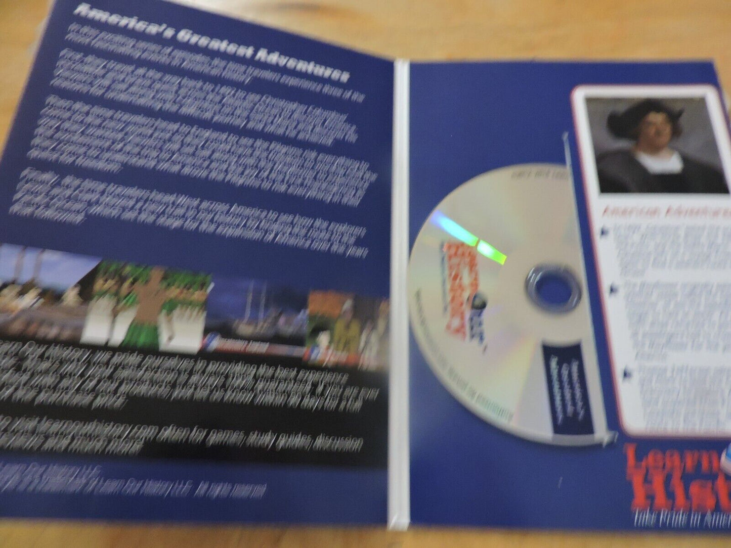 LEARN OUR HISTORY: AMERICA'S  GREATEST ADVENTURES  DVD 2012-2016