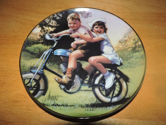 THE FRANKLIN MINT HERLOOM COLECTION:  "HANG ON TIGHT" SPANKY AND DARLA  # JB2409