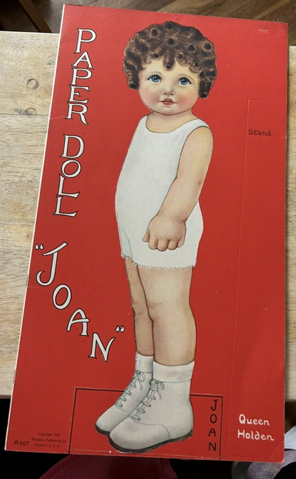 1928: WHITMAN #W907: BOBBY AND JOAN- ORIGINAL-NOT A REPRINT--17 INCHES TALL