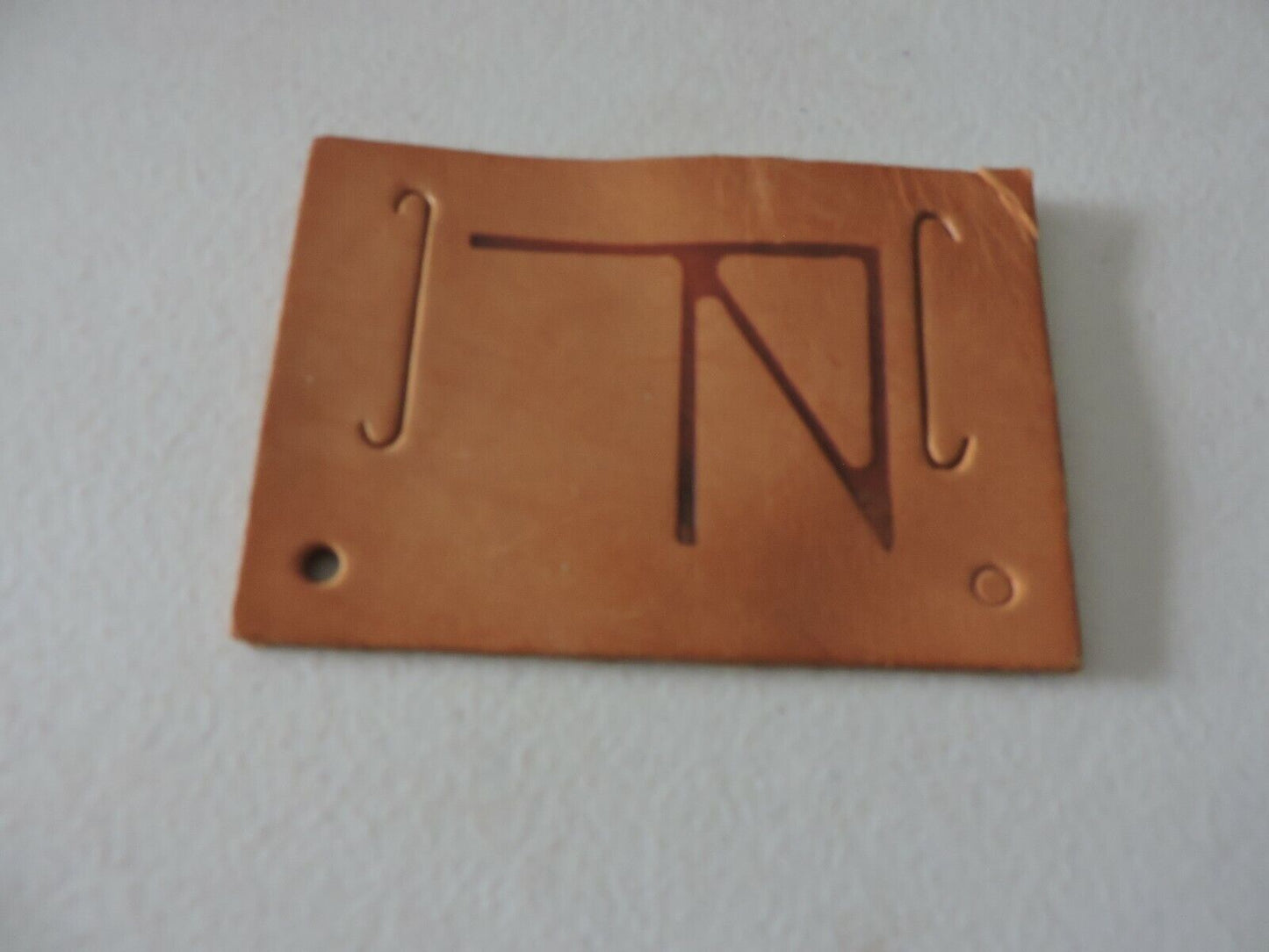 Camp Naish Leather Handmade Belt Cover  3.75 X 2.5 Inches
