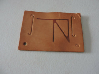 Camp Naish Leather Handmade Belt Cover  3.75 X 2.5 Inches
