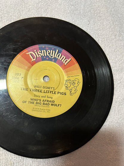DISNEYLAND:  THE THREE LITTLE PIGS STORY AND SONG 1978