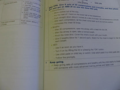 HEARTSAVER FIRST AID CPR AED STUDENT WORKBOOK  2011 AMERICAN HEART ASSOCIATION
