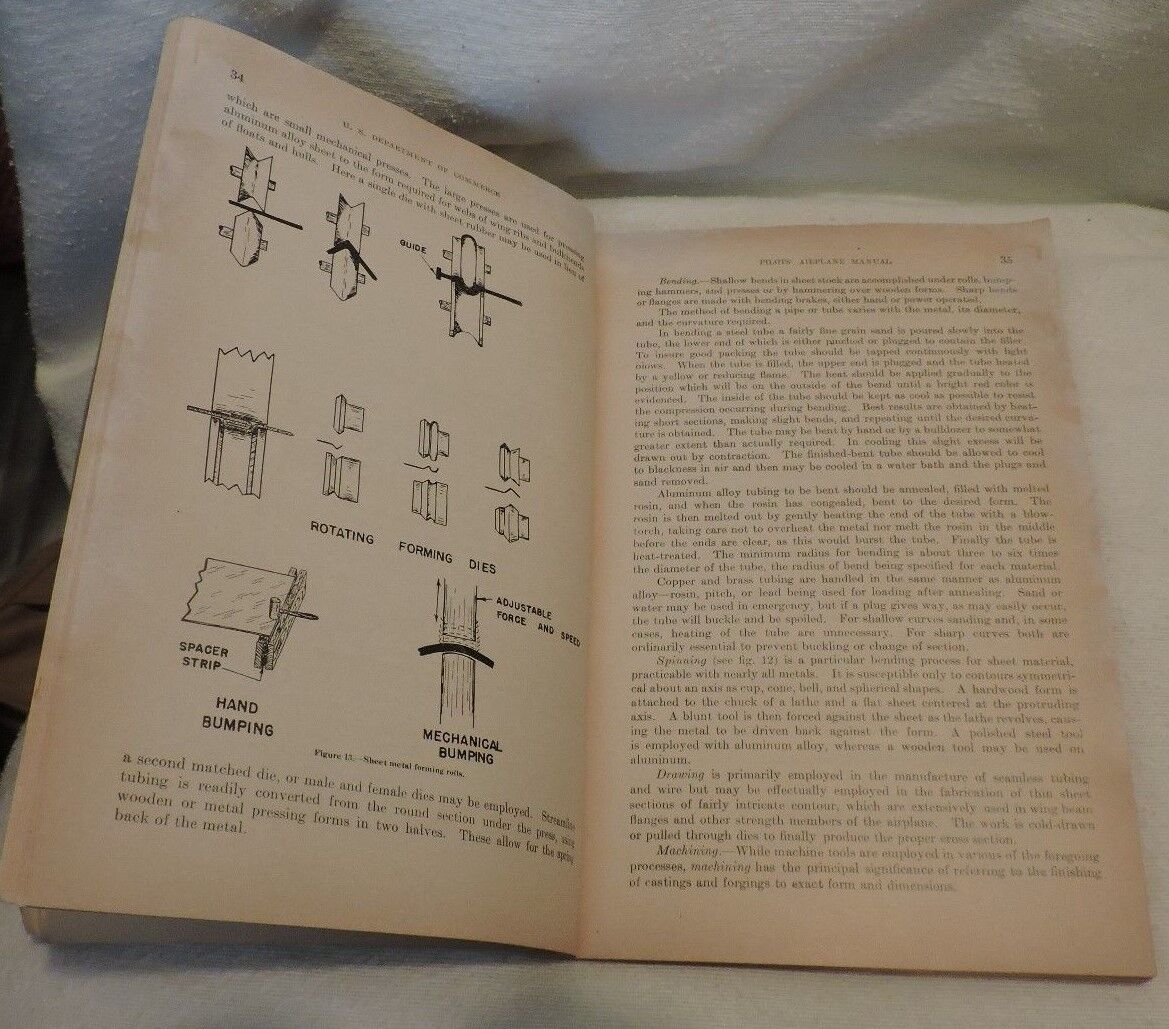 1940 Pilot's Airplane Manual by N.O. Anderson-Civil Aeronomics Admin Book