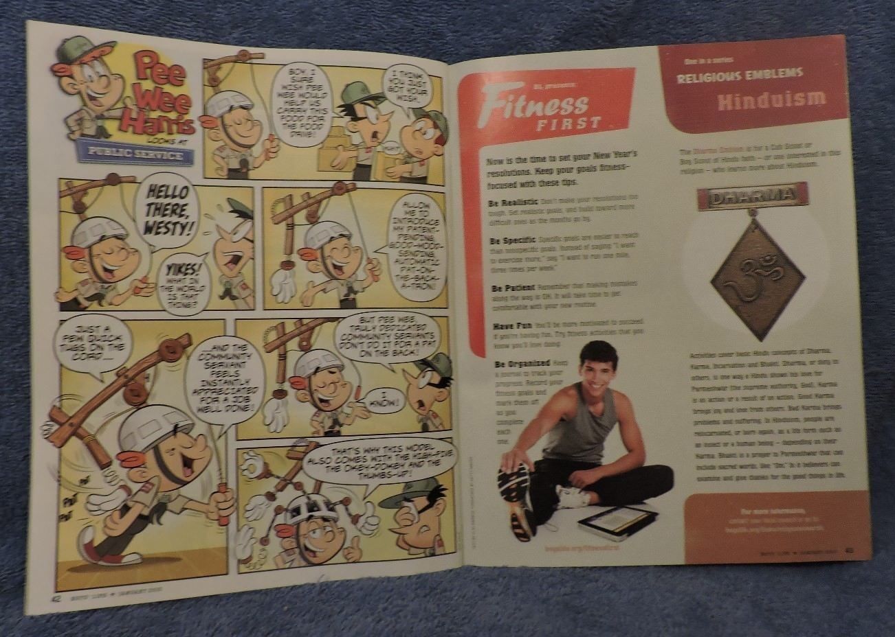 Boy's Life Magazine "The High Road" January 2015
