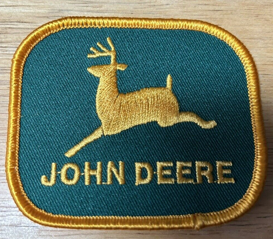 John Deere Embroidered 3 ' Iron-on Patch