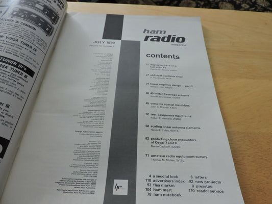 HAM RADIO MAGAZINE JULY 1979