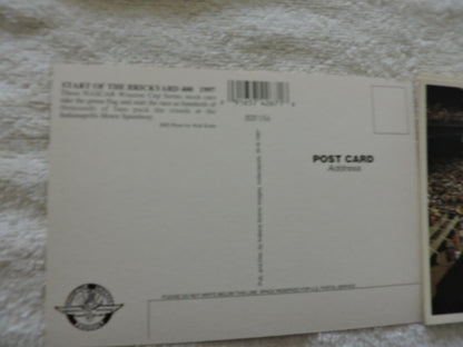 1997 START OF THE BRICKYARD 400   UNPOSTED POST CARD