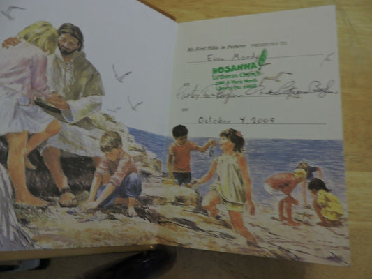 MY  FIRST BIBLE IN PICTURES BY KENNETH N. TAYLOR 1989
