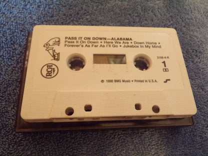 Pass It On Down - Alabama 1990 (Cassette Tape)