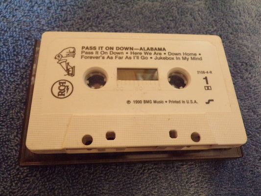Pass It On Down - Alabama 1990 (Cassette Tape)