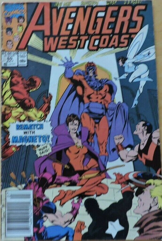 Marvel Comics: Avengers Westcoast Rematch With Magneto
