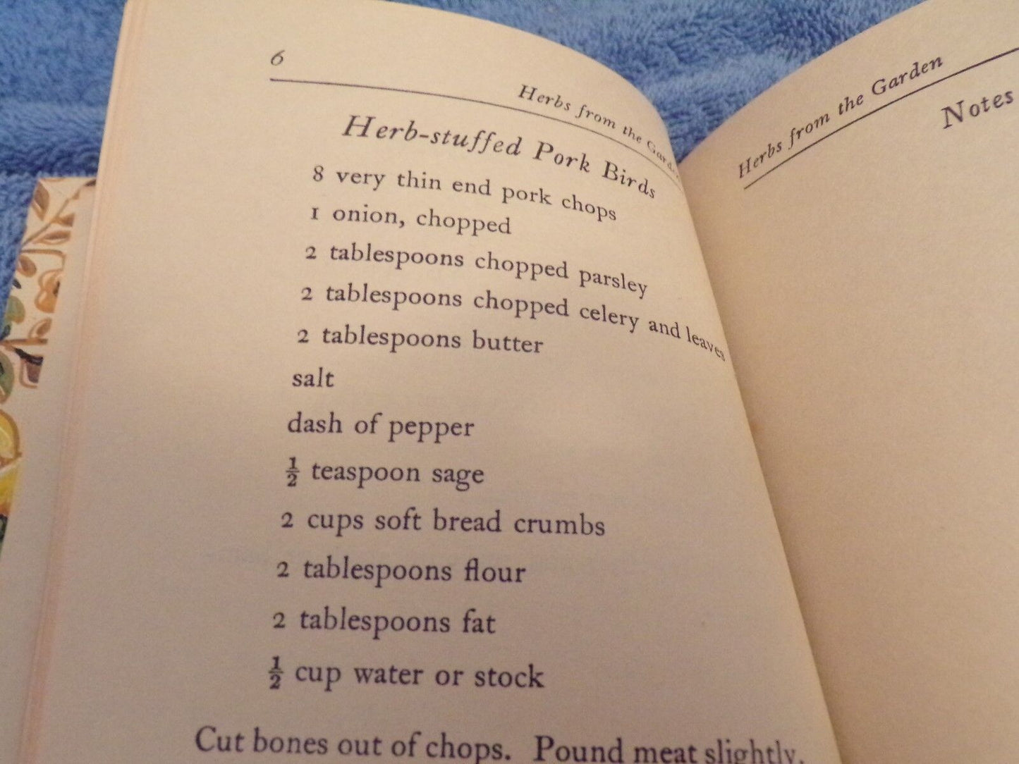 Herbs from the Garden Recipe Book by Helen McClure