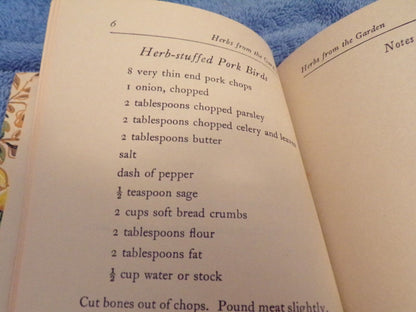 Herbs from the Garden Recipe Book by Helen McClure