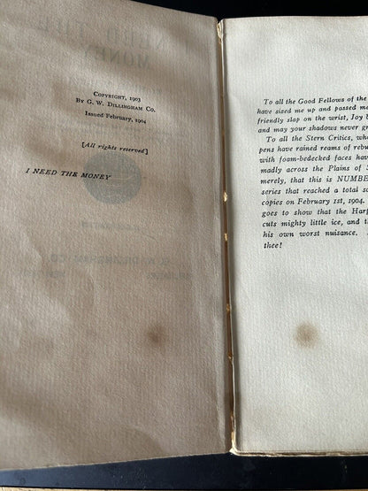 Vintage Literature: I need the Money "John Henry" Printed 1903