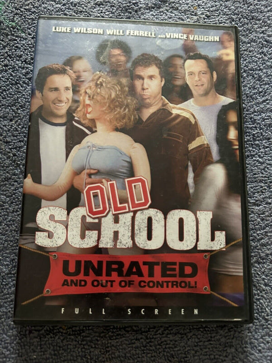 OLD SCHOOL--LUKE WILSON, WILL FERRELL, VINCE VAUGHN 2003  UNRATED