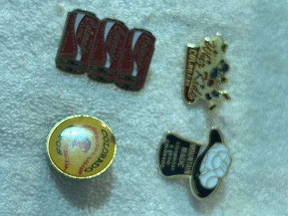COLORADO SOFTBALL PINS-- 4--WIZ KIDS/MOUNTAIN MAGIC/EXPOS/CLASSIC FASTPITCH