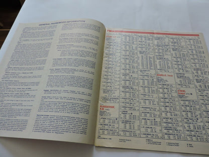 TWA  TIMETABLE MARCH 1-31, 1981