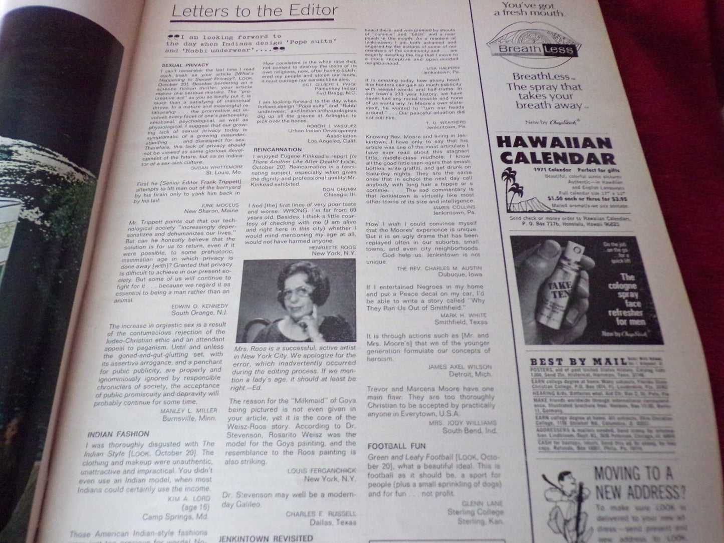 Look Magazine: Dec. 1970 Issue; Features Dustin Hoffman