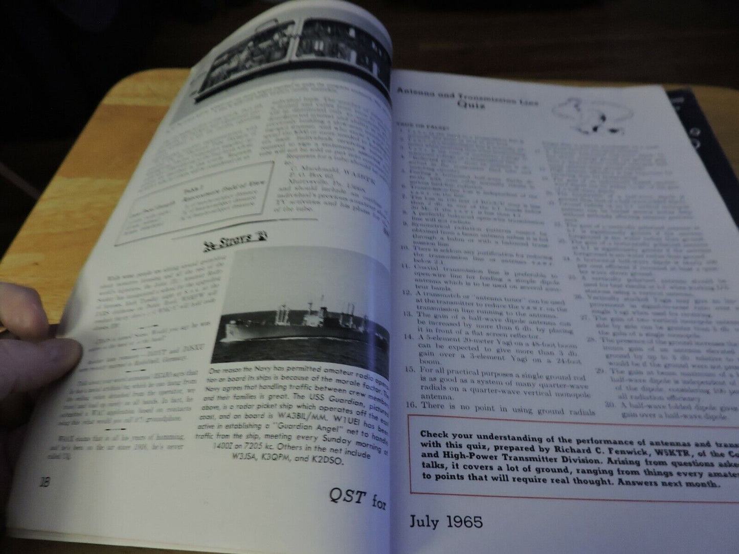 QST AMATEUR RADIO MAGAZINE JULY 1965