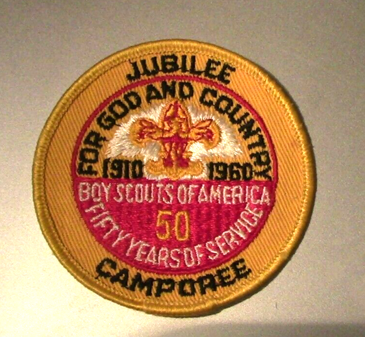 Official BSA: Jubilee Camporee 50 Years of Service Patch