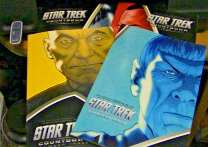 Star Trek (The Movie) Official Prequel Countdown Books Numbers 1, 2, 3 & 4