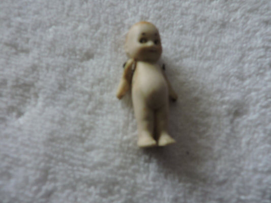 VINTAGE:  CERAMIC DOLL 2.25 INCHES TALL