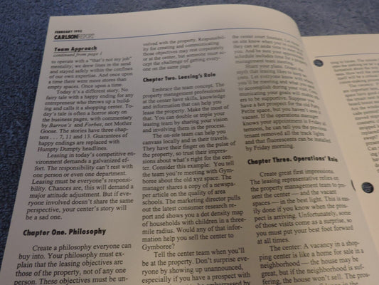 The Carlson Report (Feb. 1995): Security Options for Open Centers (Signed)