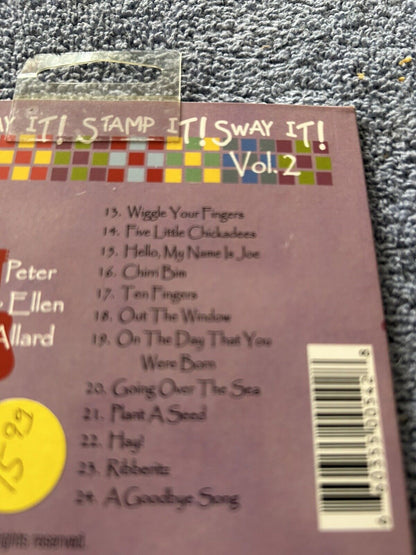 SING IT! SAY IT! STAMP IT! SWAY IT!  VOLUME 2  PETER & ELLE ALLARD 1999
