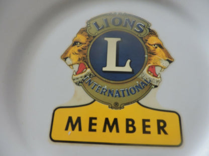 LION'S INTERNATIONAL MEMBER 9" PLATE