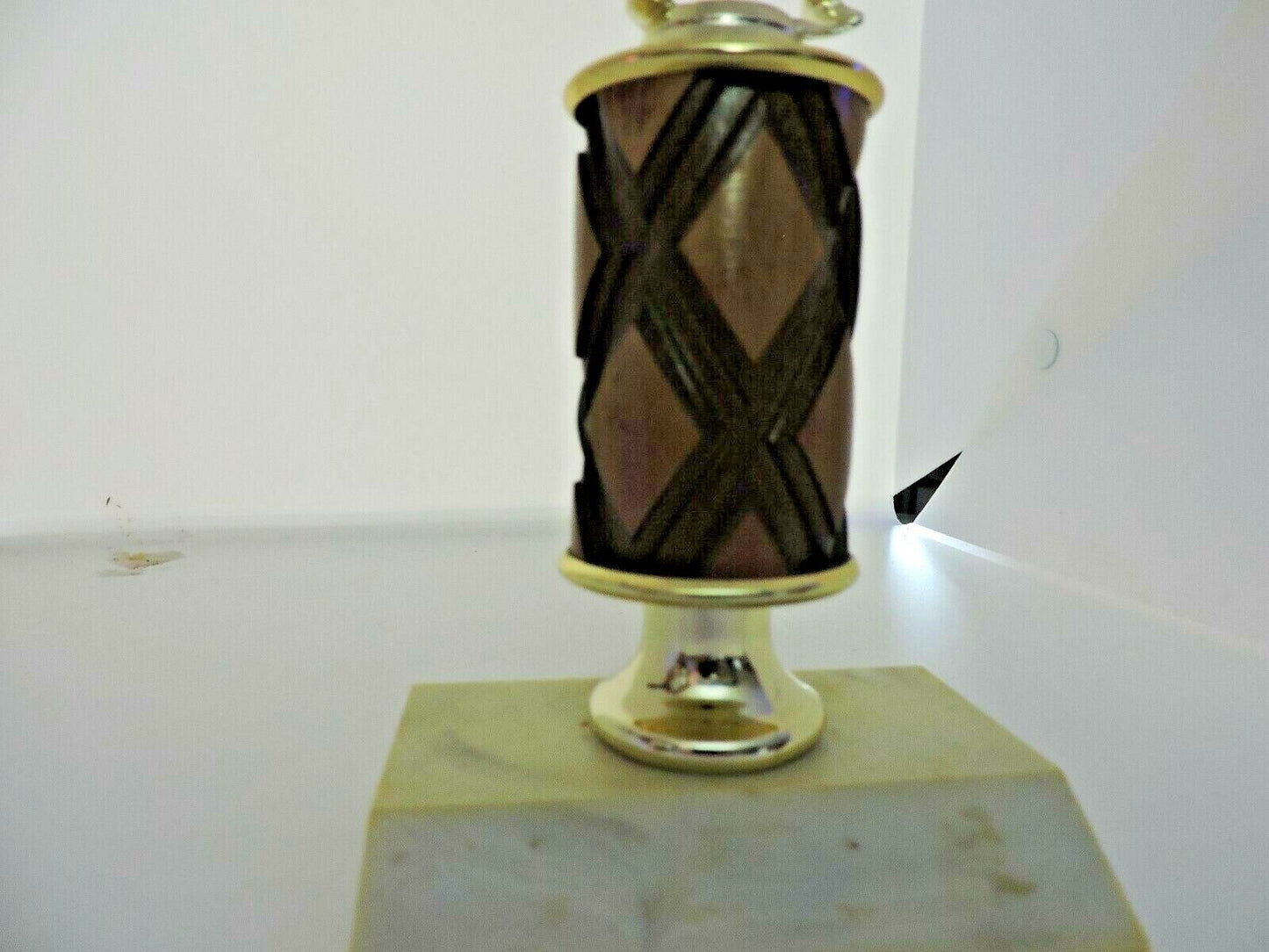 BASEBALL TROPHY--8 INCHES TALL, 3.5 INCHES WIDE