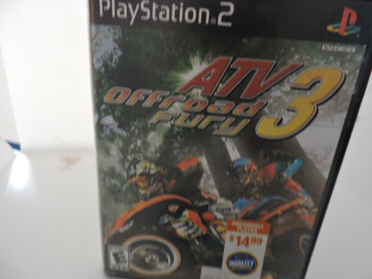 PLAYSTATION 2 GAME ATV OFF ROAD FURY 3 (E RATED)