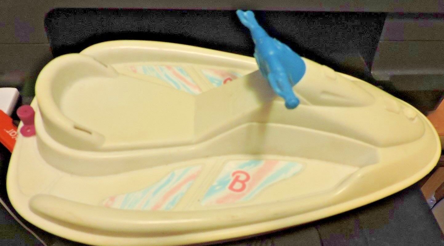 1997 Mattel Barbie Splash Fun Playset Wave Runner Jet Ski Sea-Doo Doll Toy